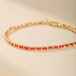 Bracelet Cordon Rouge – Chaîne De Protection -Moment Ici bracelet cordon rouge chaine de protection 3