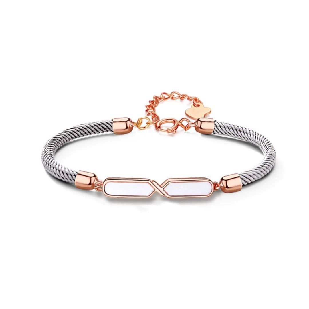 Bracelet Couple – Douceur Infinie, Argent 925 9 Bracelet Couple – Douceur Infinie, Argent 925 – Image 7