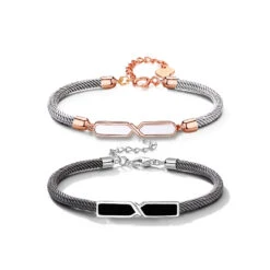 Bracelet Couple – Douceur Infinie, Argent 925 19 Bracelet Couple – Douceur Infinie, Argent 925 -Moment Ici bracelet couple douceur infinie argent 925