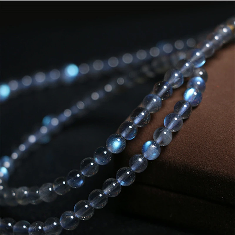 Bracelet Labradorite – Rose Doré 7 Bracelet Labradorite – Rose Doré – Image 5