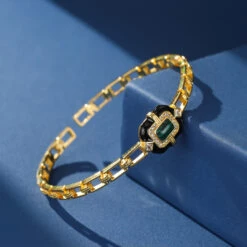 Bracelet Malachite – Éveil De Confiance -Moment Ici bracelet malachite eveil de confiance 2