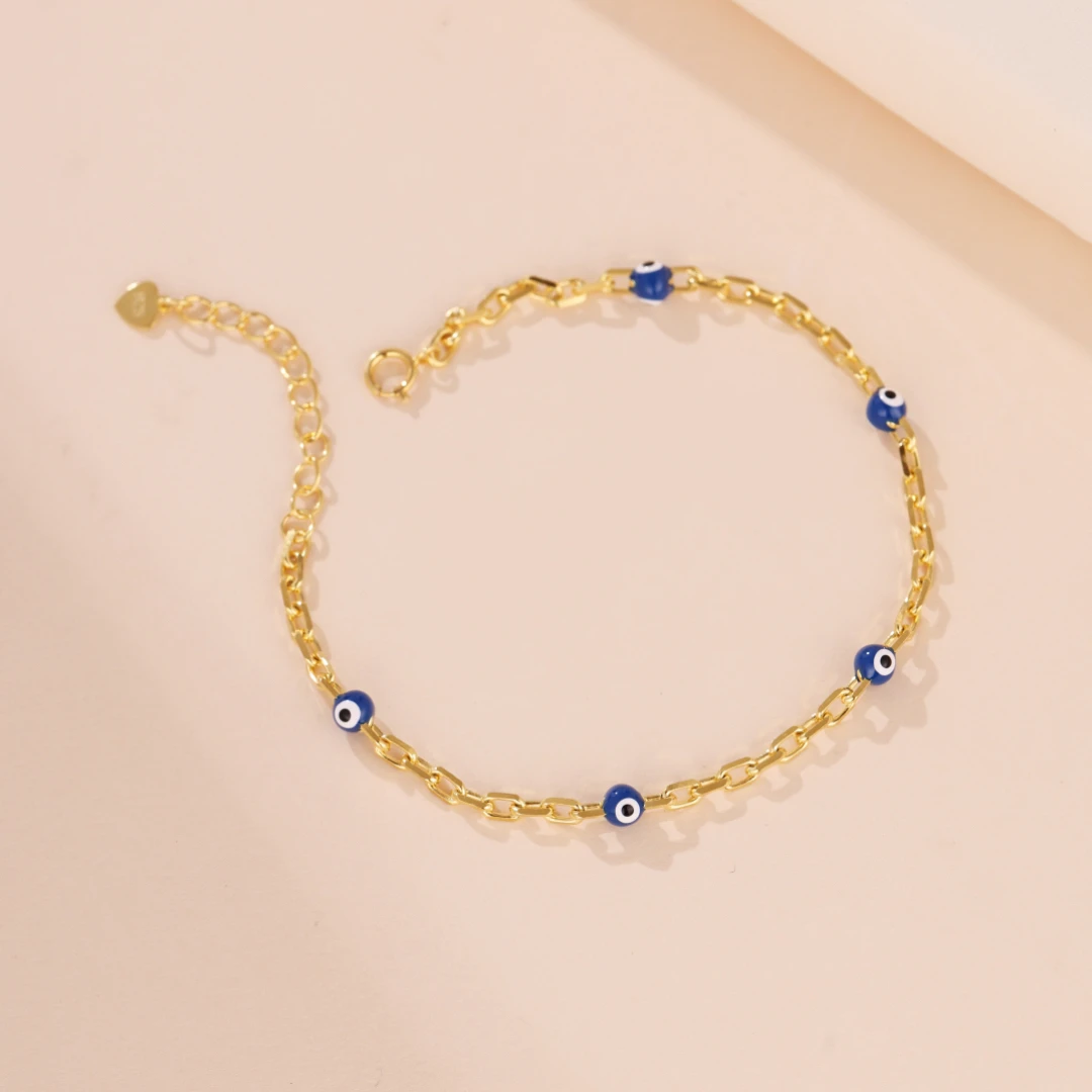 Bracelet Mauvais Œil – Lien Protecteur, Argent 925 7 Bracelet Mauvais Œil – Lien Protecteur, Argent 925 – Image 5