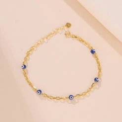 Bracelet Mauvais Œil – Lien Protecteur, Argent 925