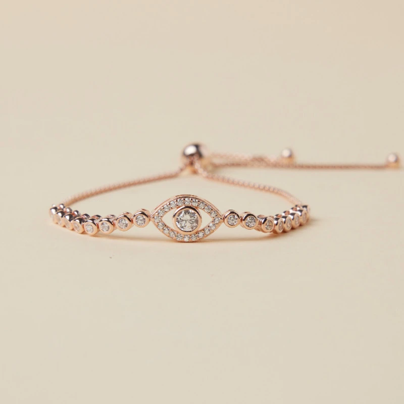 Bracelet Mauvais Œil – Mystérieux, Argent 8 Bracelet Mauvais Œil – Mystérieux, Argent – Image 6