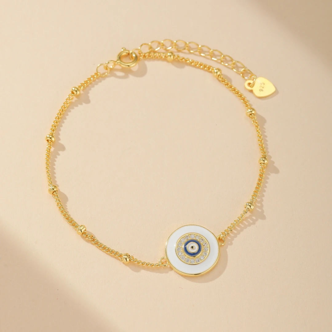 Bracelet Mauvais Œil – Œil De Sérénité, Argent 925 5 Bracelet Mauvais Œil – Œil De Sérénité, Argent 925 – Image 3