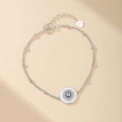 Bracelet Mauvais Œil – Œil De Sérénité, Argent 925 12 Bracelet Mauvais Œil – Œil De Sérénité, Argent 925 -Moment Ici bracelet mauvais oeil oeil de serenite argent 925 3