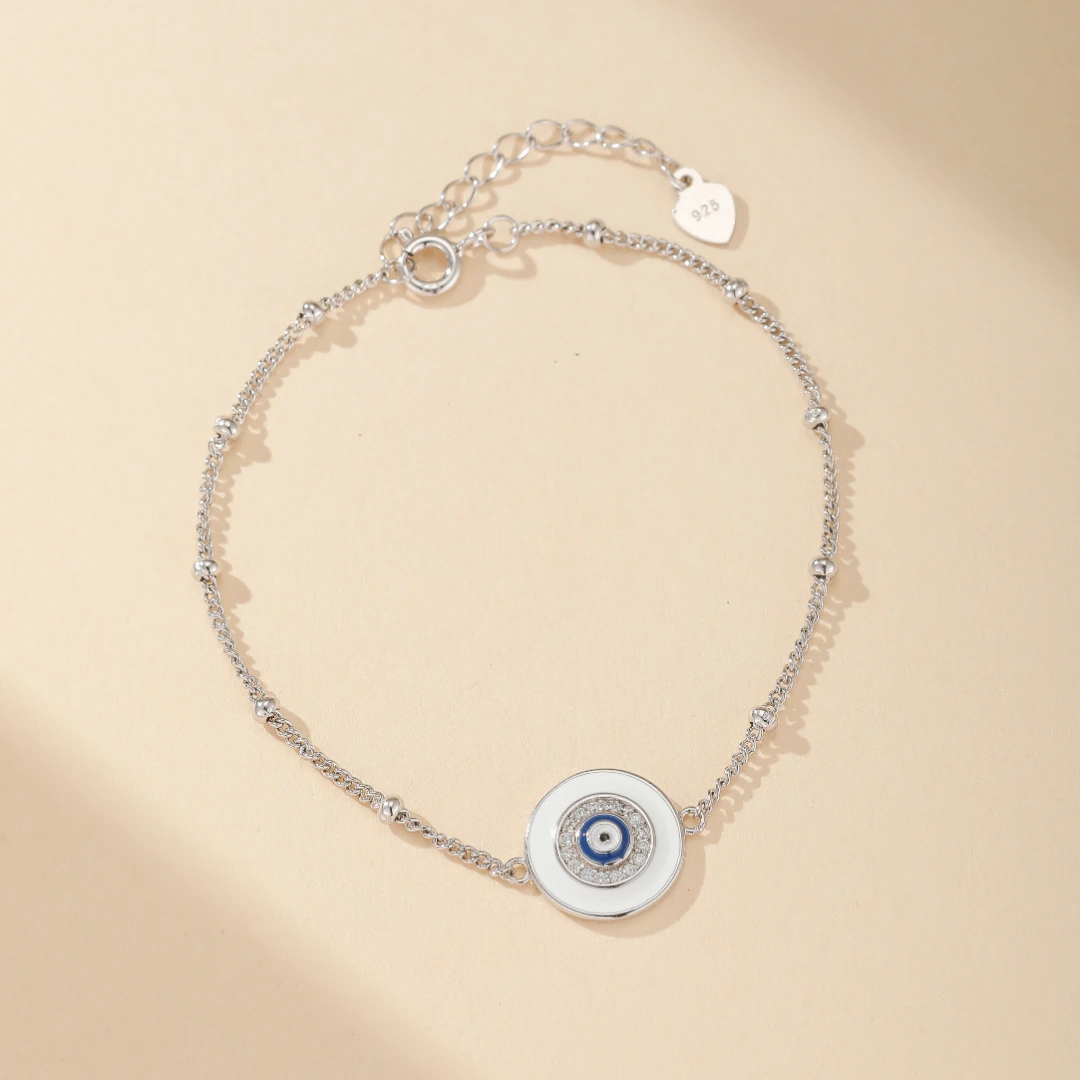 Bracelet Mauvais Œil – Œil De Sérénité, Argent 925 7 Bracelet Mauvais Œil – Œil De Sérénité, Argent 925 – Image 5