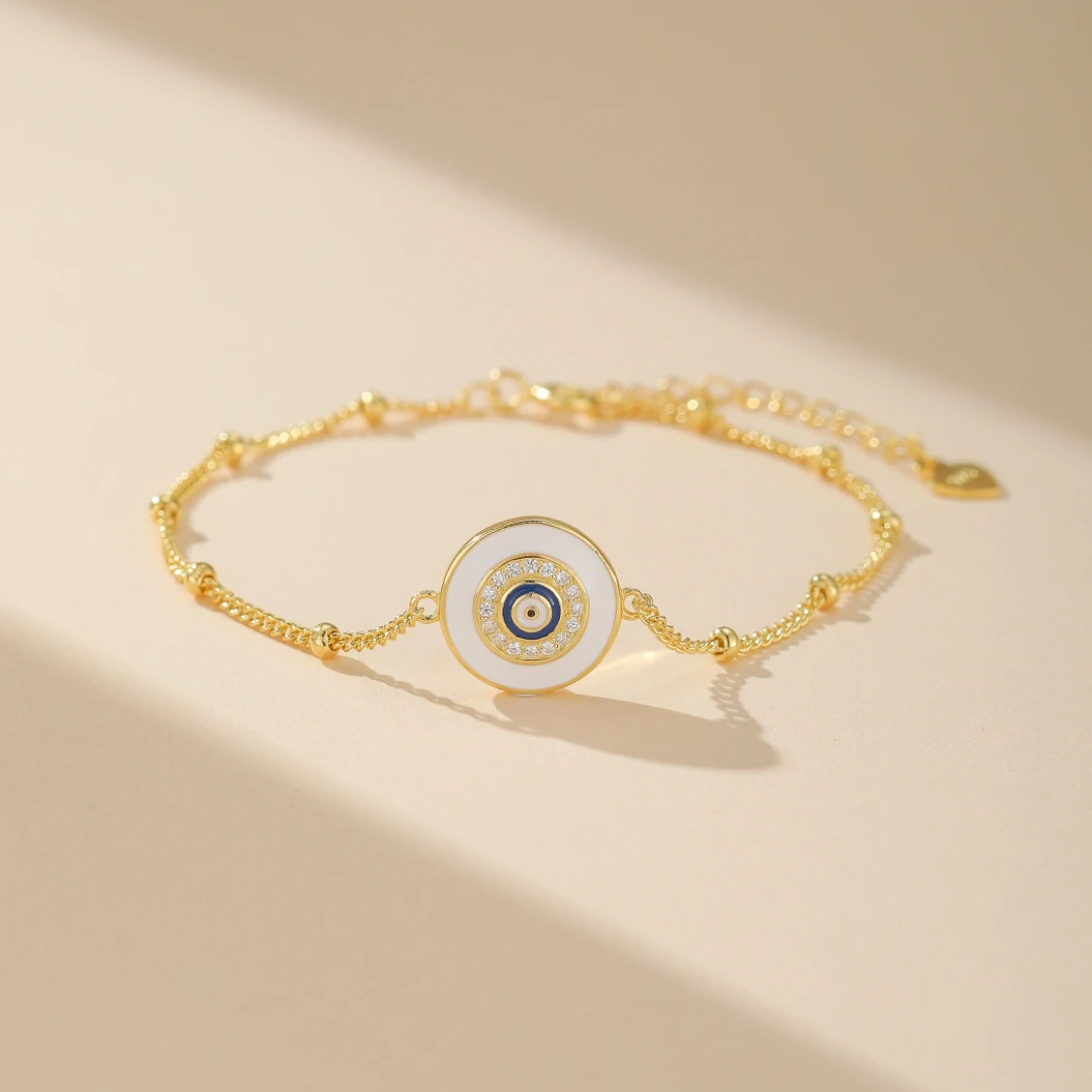 Bracelet Mauvais Œil – Œil De Sérénité, Argent 925 4 Bracelet Mauvais Œil – Œil De Sérénité, Argent 925 – Image 2