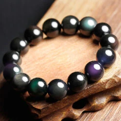 Bracelet Obsidienne Arc-en-ciel – Vitalité