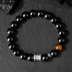 Bracelet Obsidienne Et Œil De Tigre – Mystique Harmonie, Argent 15 Bracelet Obsidienne Et Œil De Tigre – Mystique Harmonie, Argent -Moment Ici bracelet obsidienne et oeil de tigre mystique harmonie argent 6
