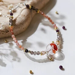 Bracelet Pierre De Soleil – Rayon De Lumière, Argent Plaqué Or -Moment Ici bracelet pierre de soleil rayon de lumiere argent plaque or 8