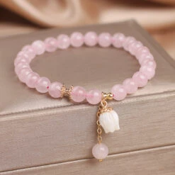 Bracelet Quartz Rose – Douceur De Tulipe 14 Bracelet Quartz Rose – Douceur De Tulipe -Moment Ici bracelet quartz rose douceur de tulipe 3