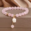 Bracelet Quartz Rose – Douceur De Tulipe 2 Bracelet Quartz Rose – Douceur De Tulipe -Moment Ici bracelet quartz rose douceur de tulipe 5