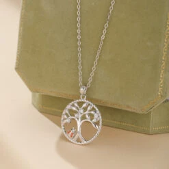 Collier Arbre De Vie – Coccinelle Porte-Bonheur, Argent 925 -Moment Ici collier arbre de vie coccinelle porte bonheur argent 925 5