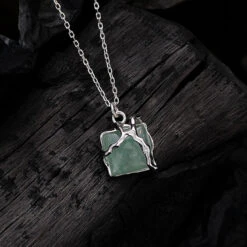 Collier Aventurine – Fleur De Sérénité, Argent 17 Collier Aventurine – Fleur De Sérénité, Argent -Moment Ici collier aventurine fleur de serenite argent 6