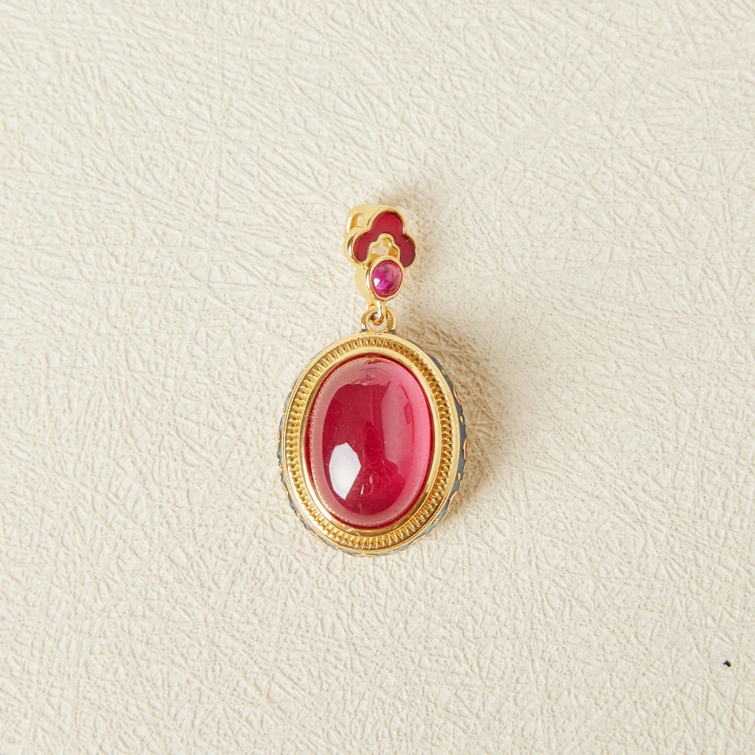 Collier Cornaline – Abondance, Argent Plaqué Or 8 Collier Cornaline – Abondance, Argent Plaqué Or – Image 6