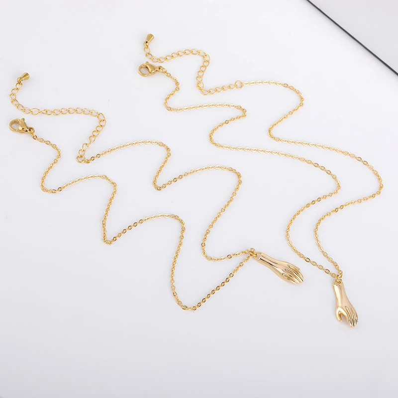 Collier Couple Aimanté ‘Main Dans La Main’, Acier Inoxydable 11 Collier Couple Aimanté ‘Main Dans La Main’, Acier Inoxydable – Image 9