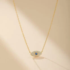 Collier Mauvais Œil – Garde Mystique, Argent 925 -Moment Ici collier mauvais oeil garde mystique argent 925 9