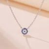 Collier Mauvais Œil – Gardien Bleu, Argent 925 -Moment Ici collier mauvais oeil gardien bleu argent 925 1