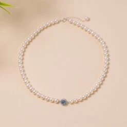 Collier Perle Et Aigue Marine – Harmonie Océanique, Argent 13 Collier Perle Et Aigue Marine – Harmonie Océanique, Argent -Moment Ici collier perle et aigue marine harmonie oceanique argent 9