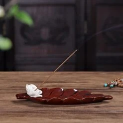 Encensoir « Fleur De Lotus » En Céramique