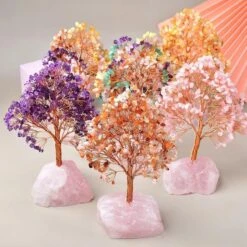 Générosité – Arbre De Vie Avec Base En Quartz Rose