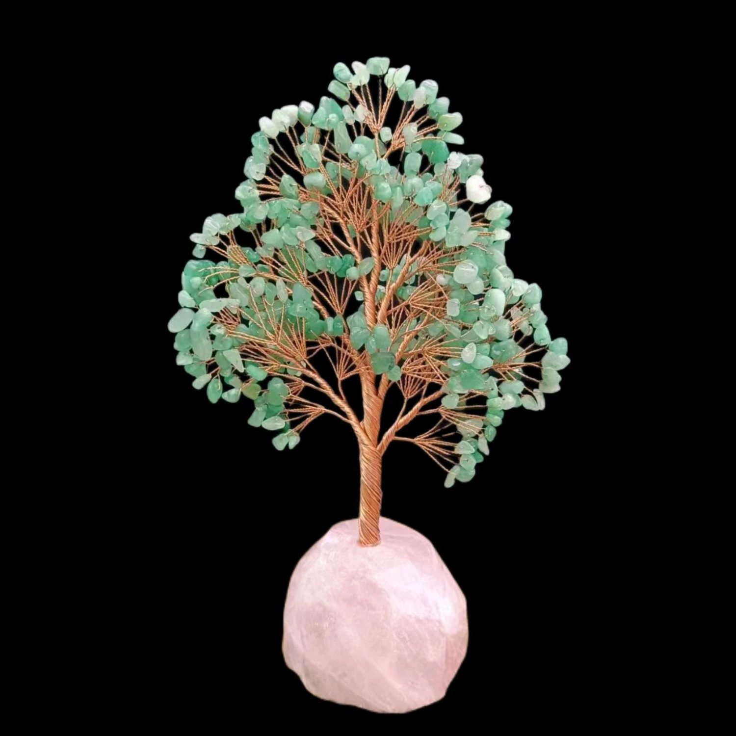 Générosité – Arbre De Vie Avec Base En Quartz Rose 6 Générosité – Arbre De Vie Avec Base En Quartz Rose – Image 4
