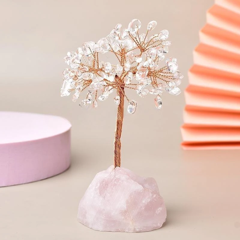 Joie De Vivre – Arbre De Vie Avec Base En Quartz Rose 19 Joie De Vivre – Arbre De Vie Avec Base En Quartz Rose – Image 17