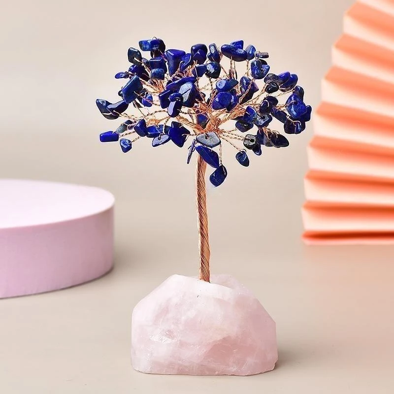 Joie De Vivre – Arbre De Vie Avec Base En Quartz Rose 14 Joie De Vivre – Arbre De Vie Avec Base En Quartz Rose – Image 12