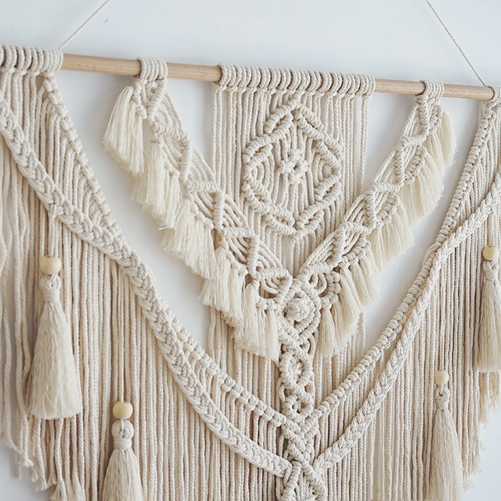 Macramé Géant ‘Sérénité’ Artisanal 6 Macramé Géant ‘Sérénité’ Artisanal – Image 4