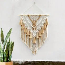 Macramé Mural Fait Main – Zénitude