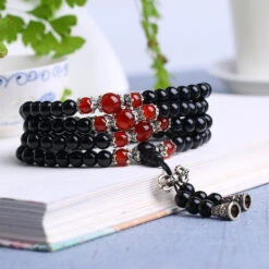 Mâlâ ‘Tigridienne’ 108 Perles En Obsidienne, Œil De Tigre Ou Agate 19 Mâlâ ‘Tigridienne’ 108 Perles En Obsidienne, Œil De Tigre Ou Agate -Moment Ici mala tigridienne 108 perles en obsidienne oeil de tigre ou agate 8