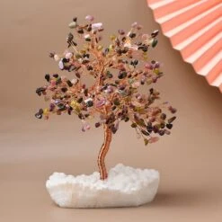 Orée Enchantée – Arbre De Vie En Citrine, Tourmaline Ou Turquoise -Moment Ici oree enchantee arbre de vie en citrine tourmaline ou turquoise 3