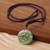 Pendentif Œil Oudjat En Amazonite – Clairvoyance