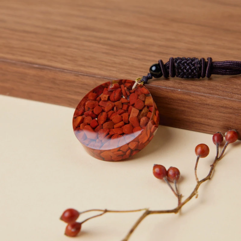 Pendentif Orgonite Jaspe – Œil Mystique 6 Pendentif Orgonite Jaspe – Œil Mystique – Image 4