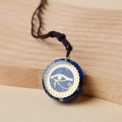 Pendentif Orgonite Lapis Lazuli – Œil Éclatant