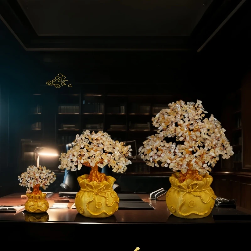 Sac à Trésor – Arbre De Vie En Citrine 6 Sac à Trésor – Arbre De Vie En Citrine – Image 4